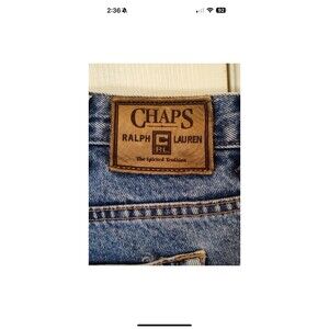 Chaps Ralph Lauren Jeans Men's Size 46x30 Blue Denim Relaxed Fit